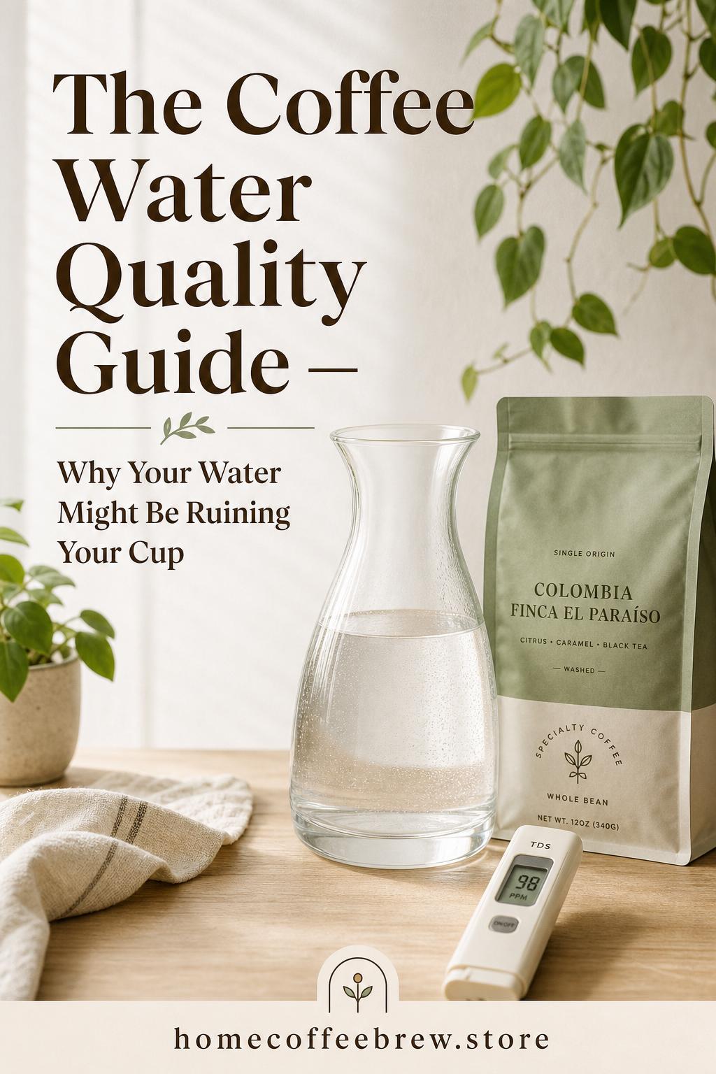 The Coffee Water Quality Guide: Why Your Water Might Be Ruining Your Cup